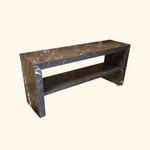 Load image into Gallery viewer, Pietra Grey Marble Console Table - Nostos Series
