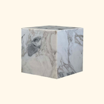 Load image into Gallery viewer, Calacatta Borgheini Marble Side Table - Agora Series
