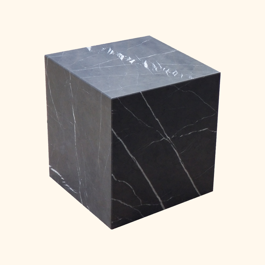 Pietra Grey Marble Side Table - Agora Series