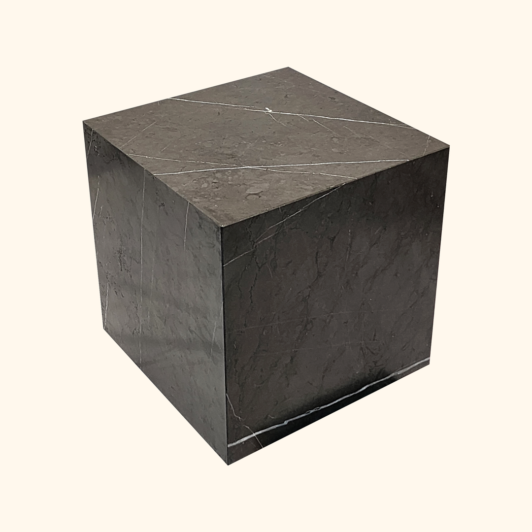 Pietra Grey Marble Side Table - Agora Series