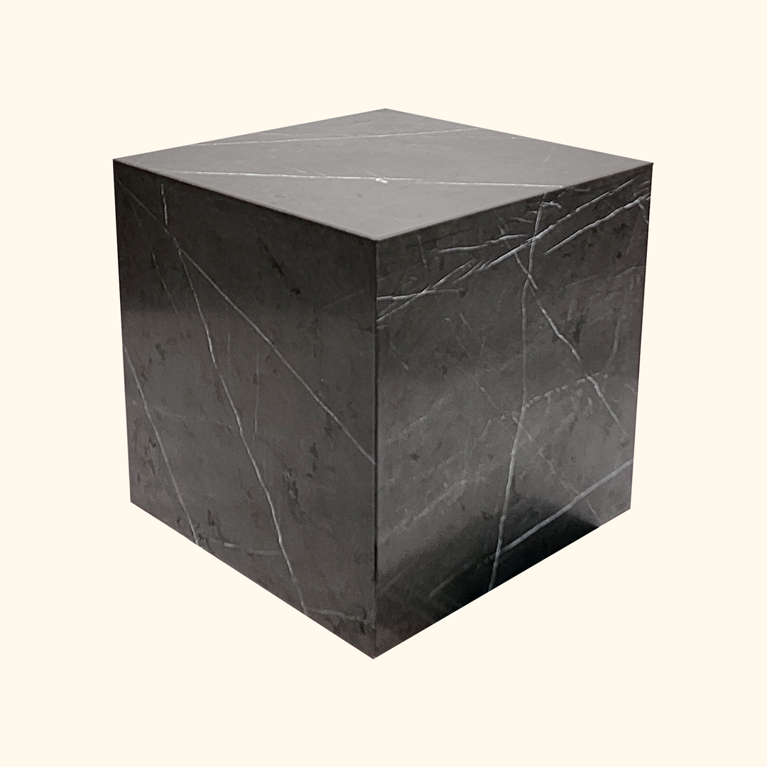 Pietra Grey Marble Side Table - Agora Series