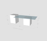 Load image into Gallery viewer, Tundra White Marble Coffee Table - Arete Series
