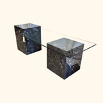 Load image into Gallery viewer, Ice Flower Marble Coffee Table - Arete Series
