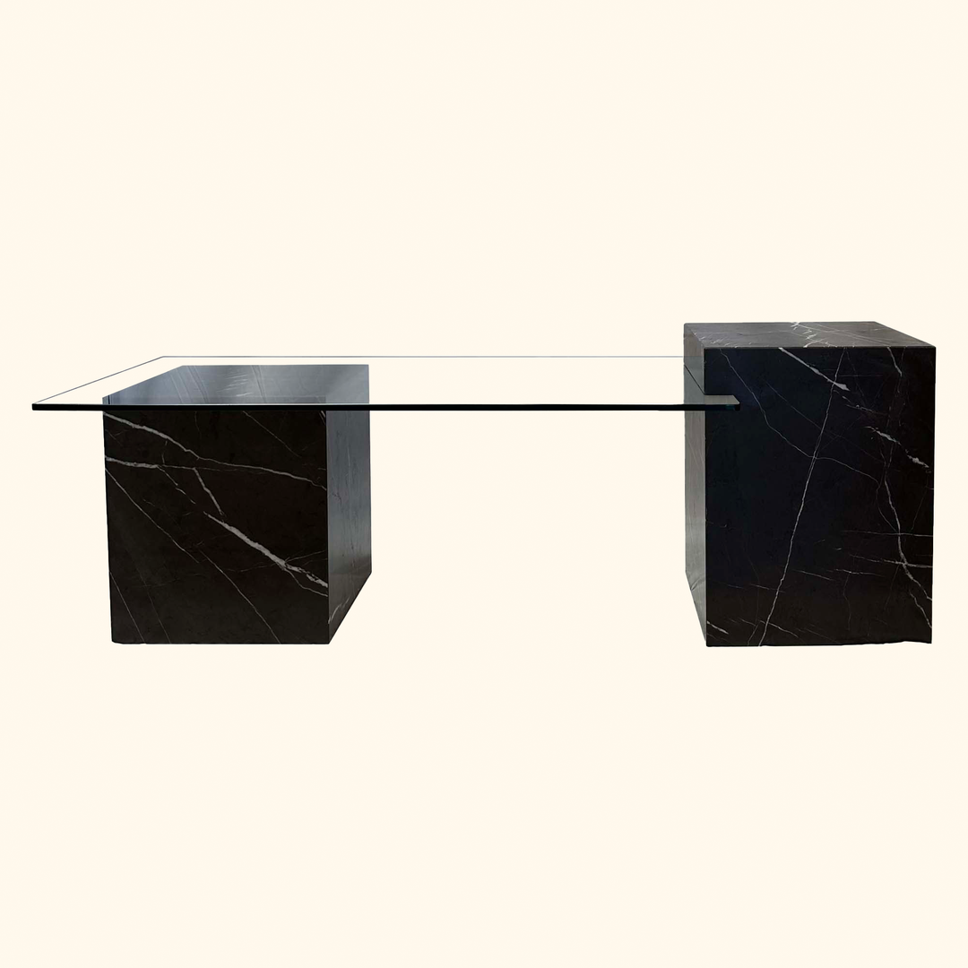 Pietra Grey Marble Coffee Table - Arete Series