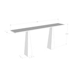 Load image into Gallery viewer, Arabescato Venato Marble Console Table - Athena Series
