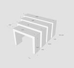Load image into Gallery viewer, Ice Flower Marble Console Table - Hestia Series

