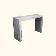 Tundra White Marble Console Table - Hestia Series