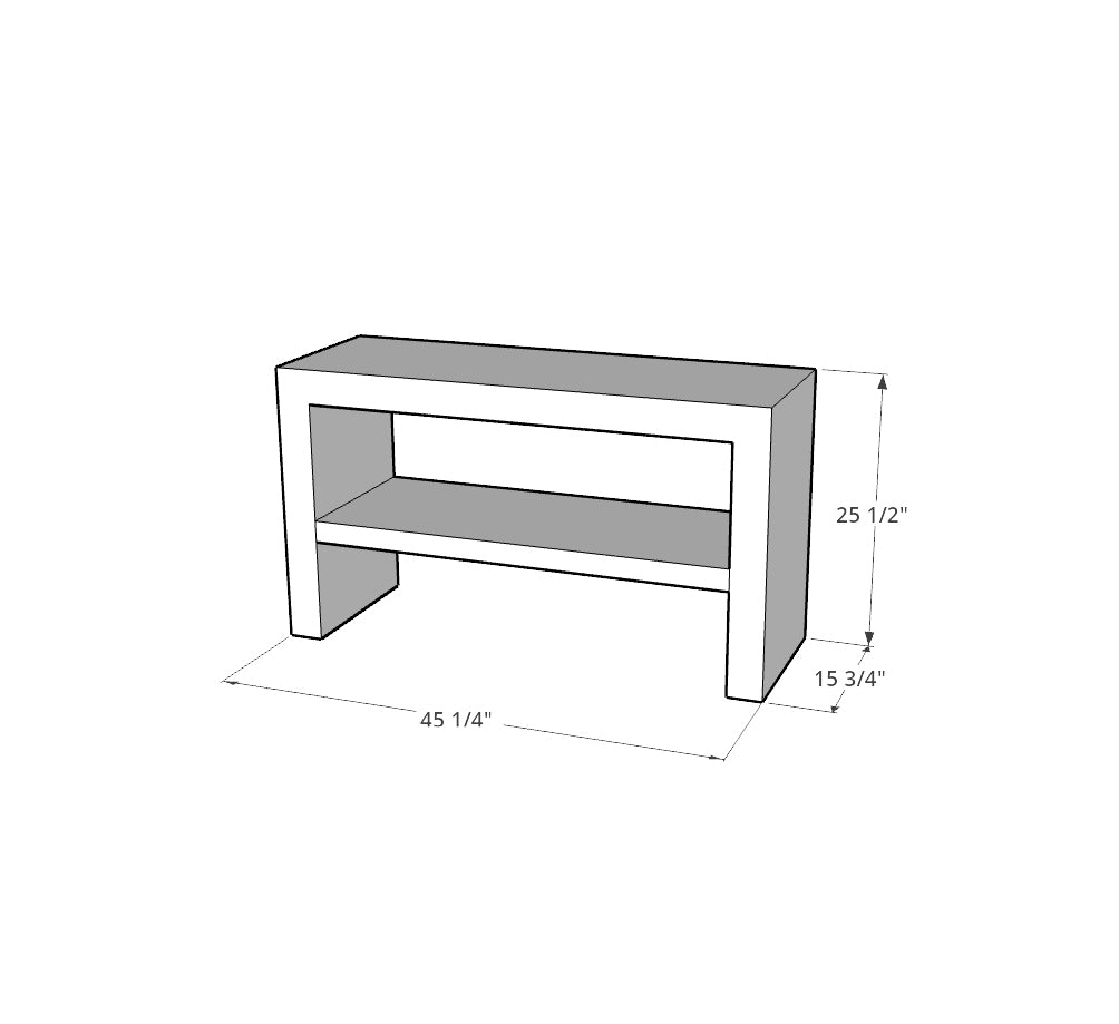 Silver Oak Travertine Console Table - Nostos Series