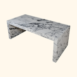 Load image into Gallery viewer, Arabescato Venato Marble Coffee Table - Pnyx Series
