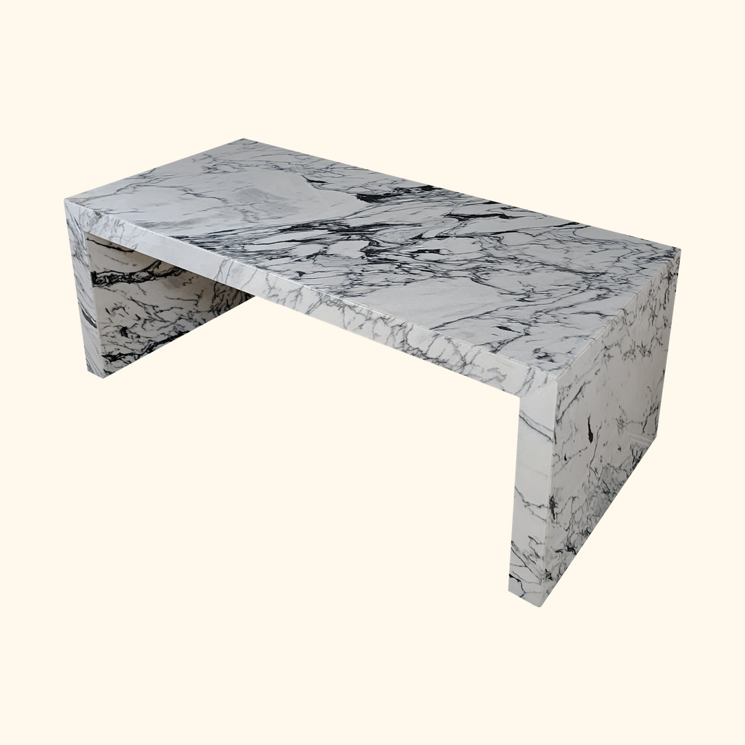 Arabescato Venato Marble Coffee Table - Pnyx Series