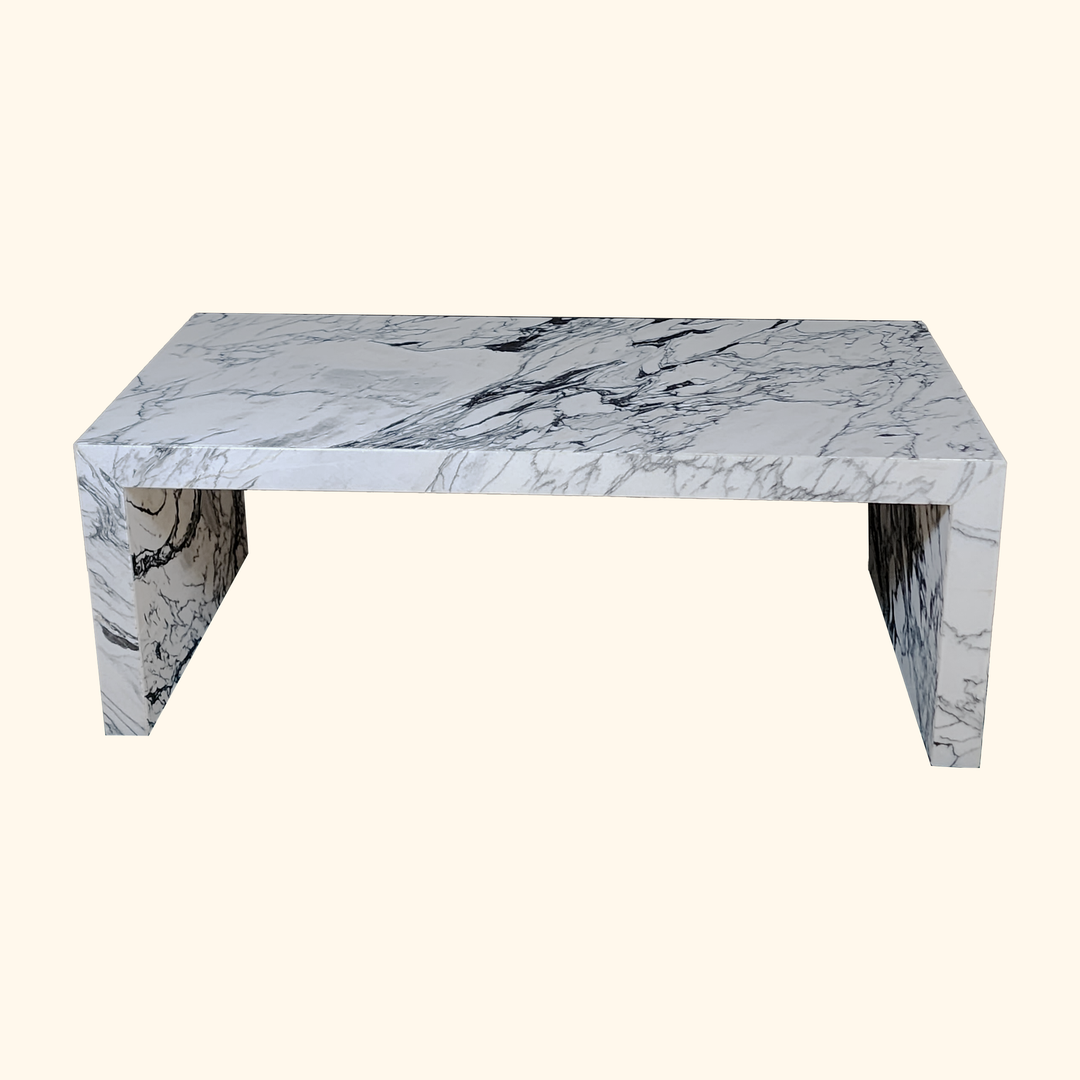 Arabescato Venato Marble Coffee Table - Pnyx Series