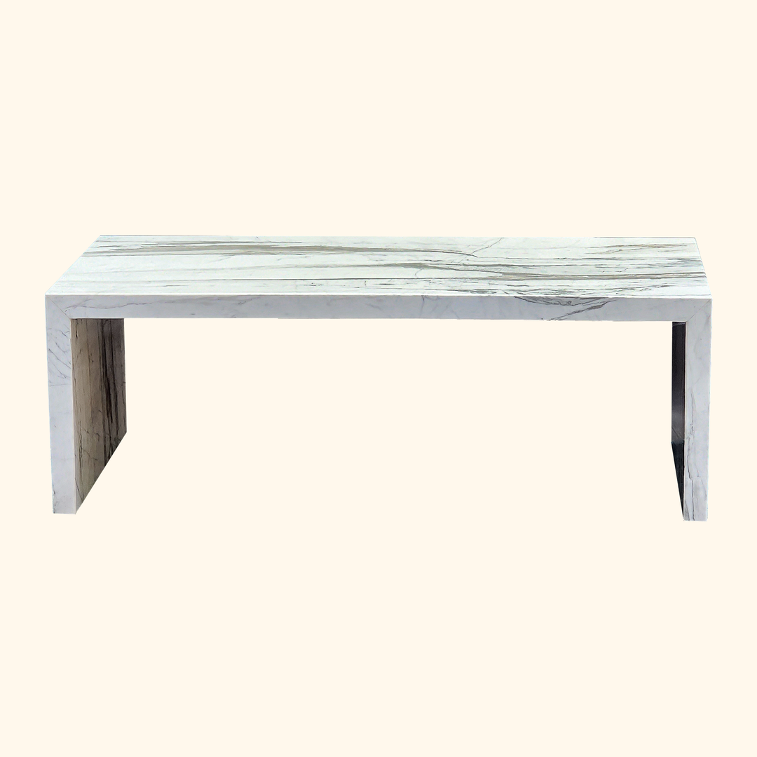 Tundra White Marble Coffee Table - Pnyx Series