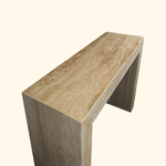 Load image into Gallery viewer, Latte Travertine Console Table - Hestia Series
