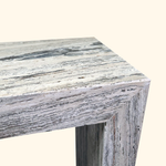 Load image into Gallery viewer, Silver Oak Travertine Console Table - Hestia Series
