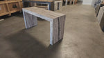 Load and play video in Gallery viewer, Silver Oak Travertine Console Table - Nostos Series
