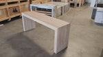 Load and play video in Gallery viewer, Latte Travertine Console Table - Nostos Series
