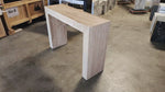 Load and play video in Gallery viewer, Latte Travertine Console Table - Hestia Series
