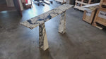 Load and play video in Gallery viewer, Arabescato Venato Marble Console Table - Athena Series
